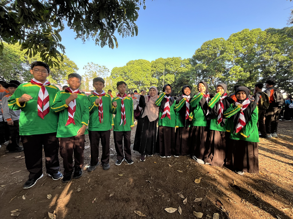 Semarak Hari Pramuka ke-65, Kwarran Sidorejo Gelar Jalan Santai Keliling Kota Salatiga