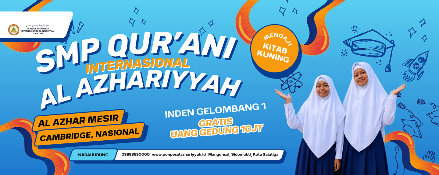 Banner SMP Qur'ani Internasional Al Azhariyyah